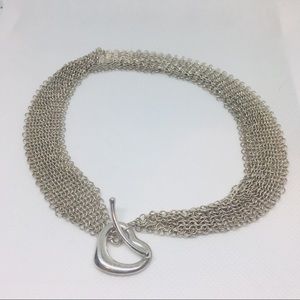 Elsa Peretti Mesh Toggle Necklace by Tiffany & Co